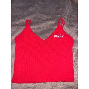Forever 21 red croptop